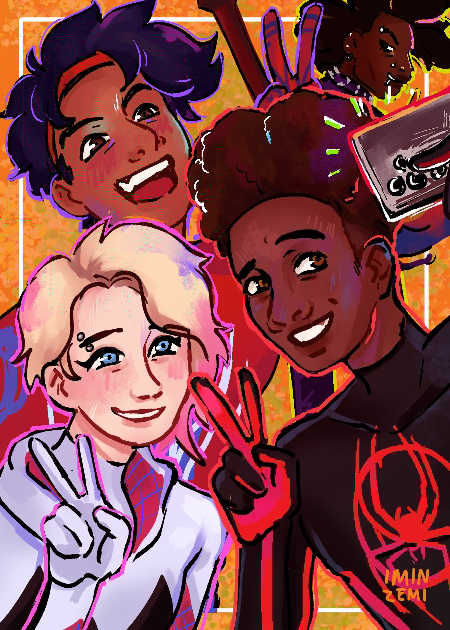 5x7 Spiderverse Mini Print!