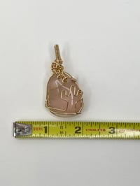 Image 4 of Rose Quartz With Gold Cactus