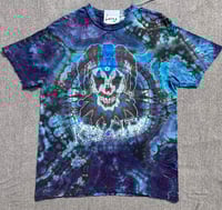 Image 1 of Large Key City ice dye blue/purp