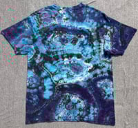 Image 2 of Large Key City ice dye blue/purp