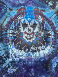 Image 3 of Large Key City ice dye blue/purp