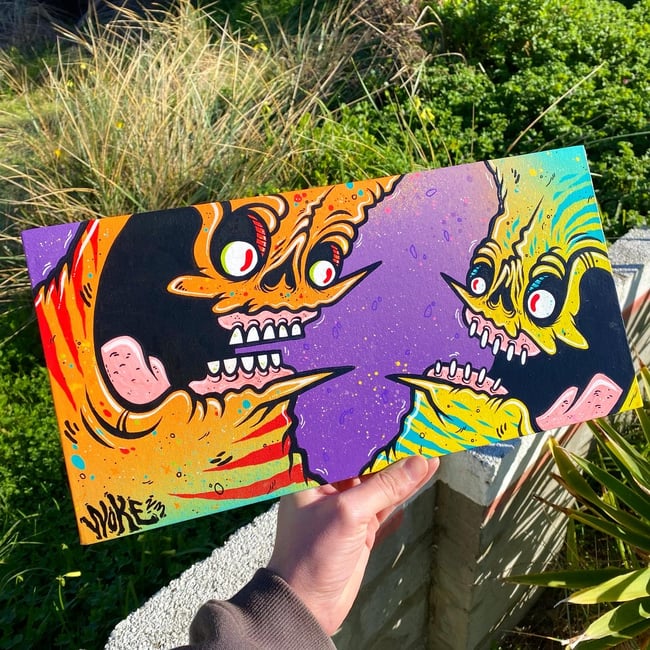 'SEEING DOUBLE' 1/1 ORIGINAL CANVAS PANEL