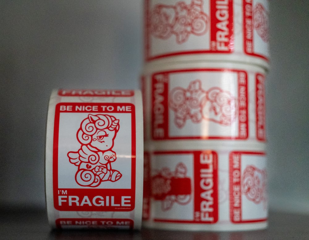 Image of Fragile stickers