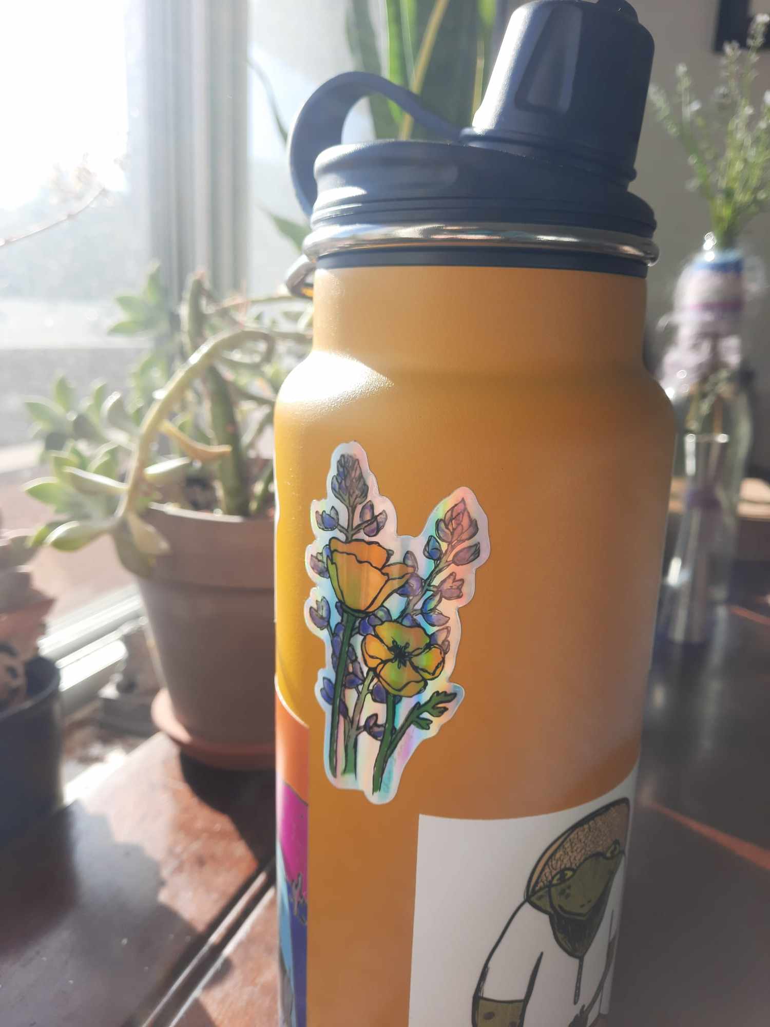 Image of Poppy & Lupine Sticker