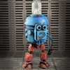 Clunker Figure - Blue with Red Legs