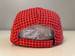 Image of Water Red Check Long Bill Hat 