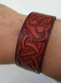 Image 1 of Men's Bracelet ANA Collection Fashion Jewelry Rustic Red