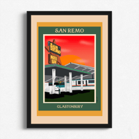 Image 1 of San Remo Glasto Print