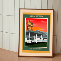 Image 2 of San Remo Glasto Print