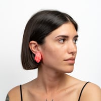 Image 5 of Sugar Neon Red Earrings