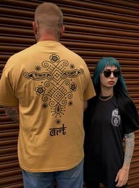 Image 4 of Black Ornamental T-shirt