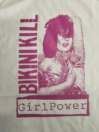 Image 2 of Bikini Kill pink + white