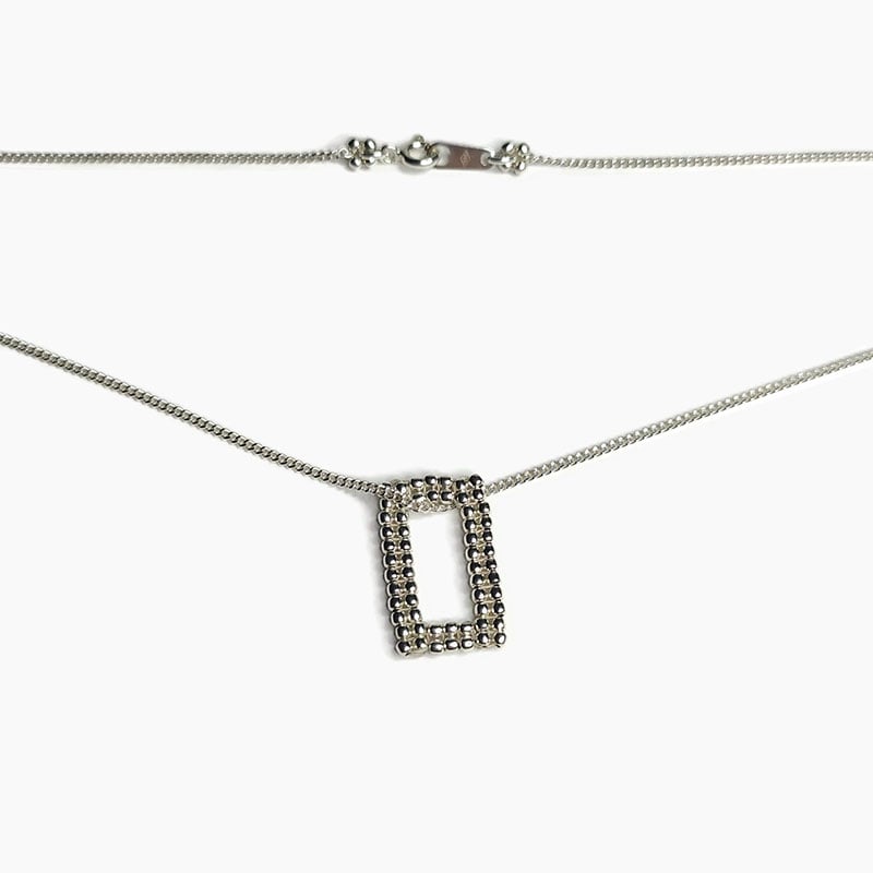 Image of Collier rectangle Argent