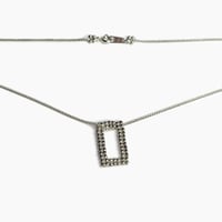 Image 1 of Collier rectangle Argent