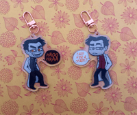 Image 3 of Jonathan U. Crane Acrylic Keychain