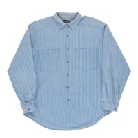 Image 1 of Vintage 90s Patagonia Work Shirt - Blue Stripe