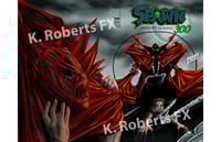 Image 1 of Spawn Custom Blank 300 colored 11" x 17" Print 