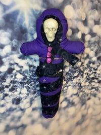 Image 3 of Ancestor Voodoo Doll in Purple And Black by Ugly Shyla 