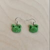 Sparkly Frog Earrings