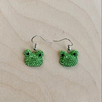 Sparkly Frog Earrings