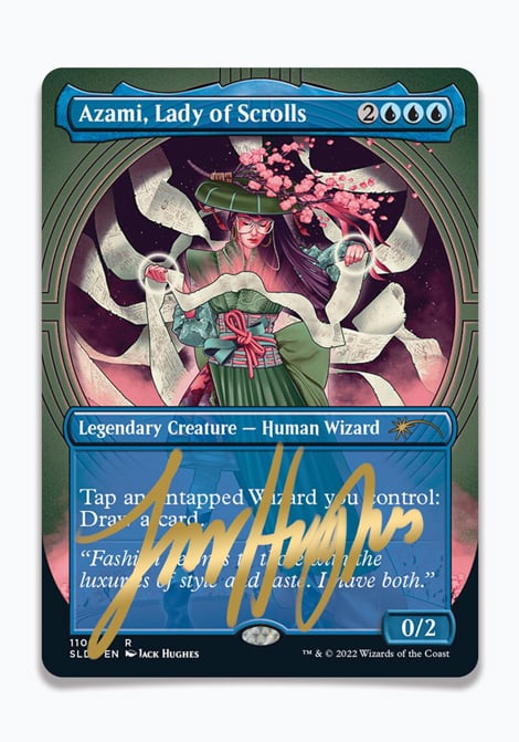 Azami, Dama dos Pergaminhos / Azami, Lady of Scrolls, Busca de Cards