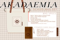 Image 2 of ANCIENTS XIV akaedemia school tote