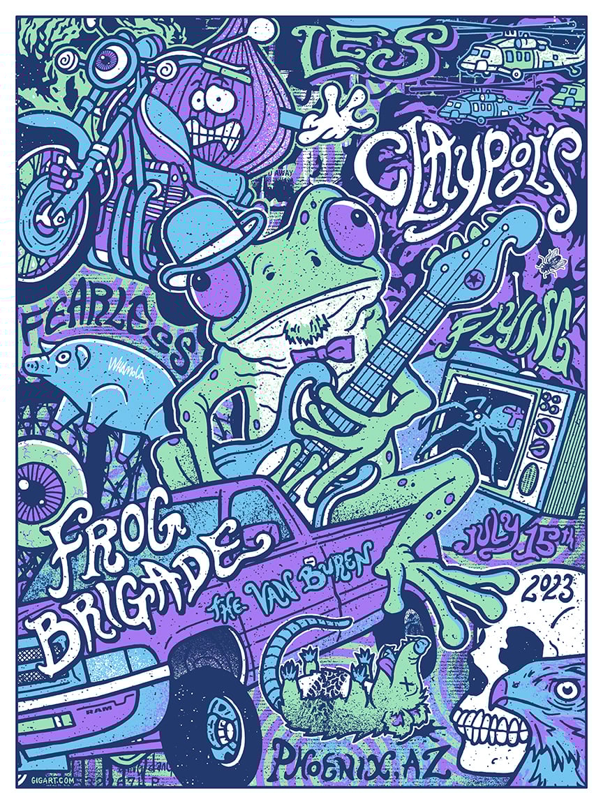 GIGART — Les Claypool Fearless Flying Frog Brigade Main Purple