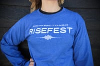 Image 3 of Blue Longsleeve RiseFest T-shirt