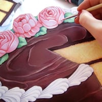 Image 3 of Chocolate Frosted Cake plaque 