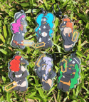 Sexy Plague Doctors Pins and KEYCHAINS
