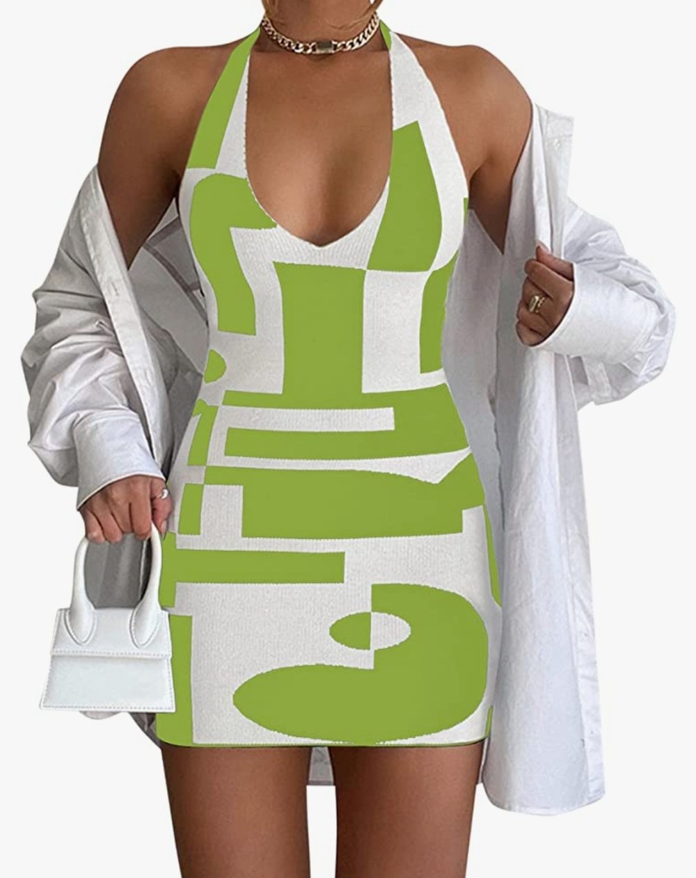 Image of Small PICPUNMAK Women Sexy Halter Dress