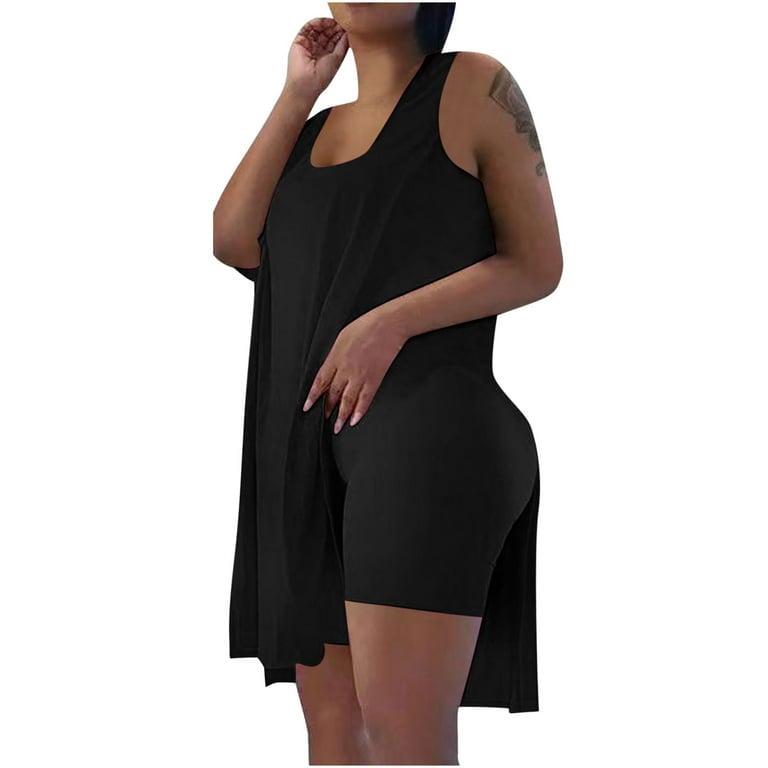 Image of Small Sleeveless Biker Short Set 