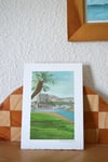 Original Painting - Mission Bay, 5x7" Gouache