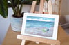Original Painting - Mission Beach, 5x7" Goauche 