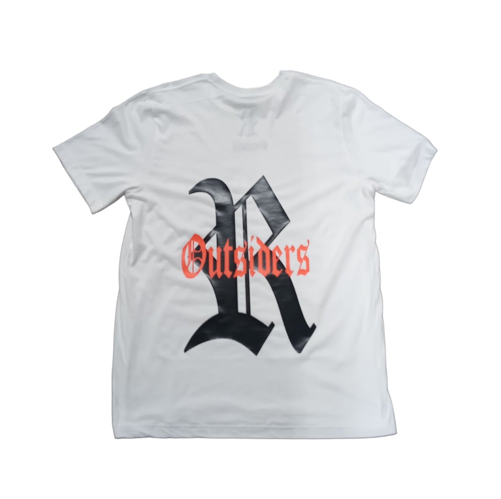 Image of Rebel Outsiders " Logo " White Shirt 