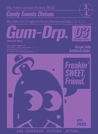 Gum-Ghost Purple Grape Poster