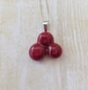 Trio Pendant: Cherry