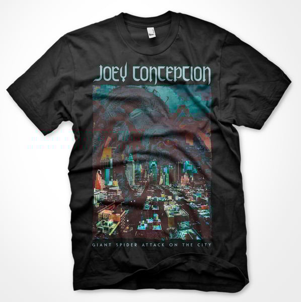 Image of Giant Spider Attack On The City T-Shirt