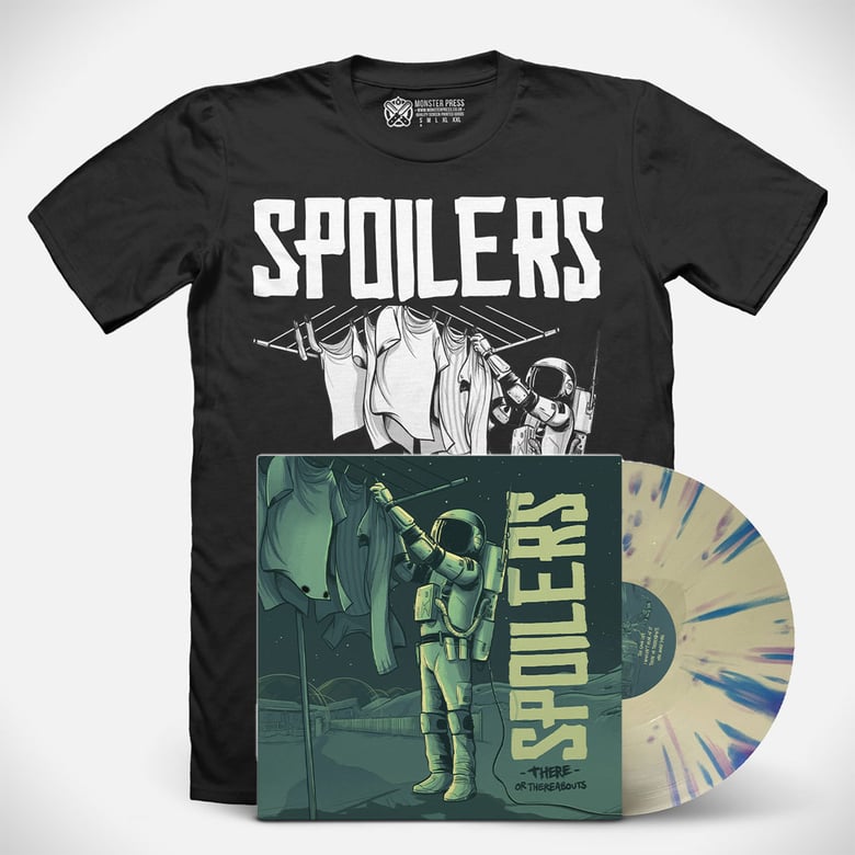Image of There Or Thereabouts (Splatter Or Colour Vinyl) 12" Vinyl + T-shirt Bundle