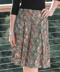 Image 1 of Carnaby Skirt in Prague Print