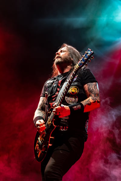 Image of Gary Holt, Slayer, Madison Square Garden, Final Campaign Tour, NYC, 2019