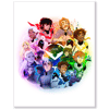 Voltron color wheel print