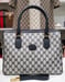 Image of Vtg Gucci Blue Satchel Bag.