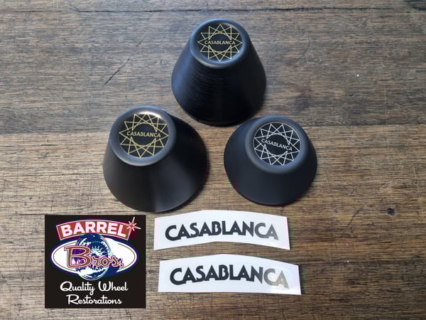 Image of Casablanca Mesh and Eight centre cap, CASABLANCA rim decal. 71mm/64mm hole.