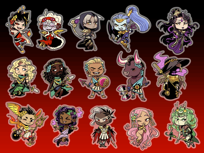 Hades 2" Character Charms