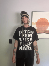 Image 3 of Bitch I Feel Like fish narc - double sided black t-shirt