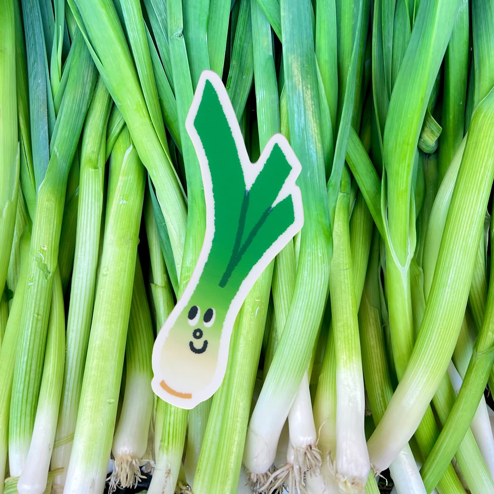 Image of Grocery Friends Leek Sticker