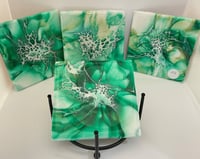 Image 1 of Coaster set with holder #2