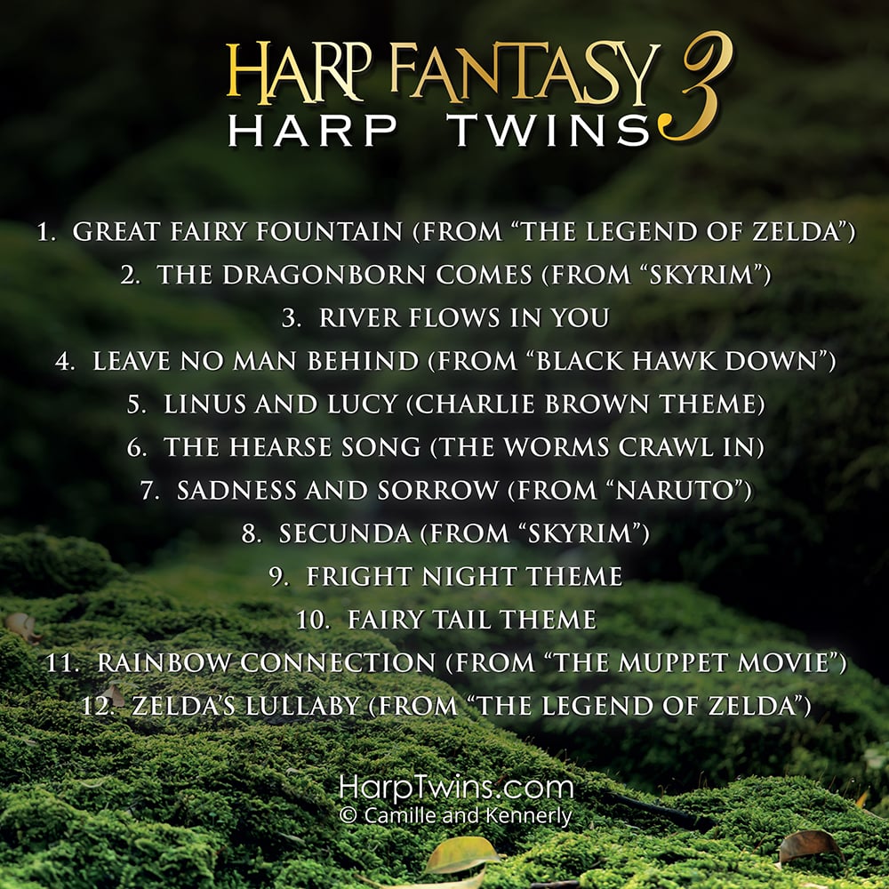 Image of *NEW* Harp Fantasy 3 CD (autographed)