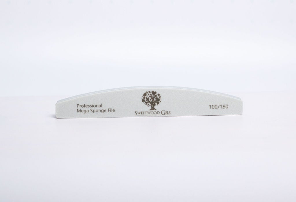 Sweetwood Gels Mega Sponge Buffer File 100/180 | Sweetwood Gels